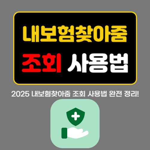2025 내보험찾아줌 조회