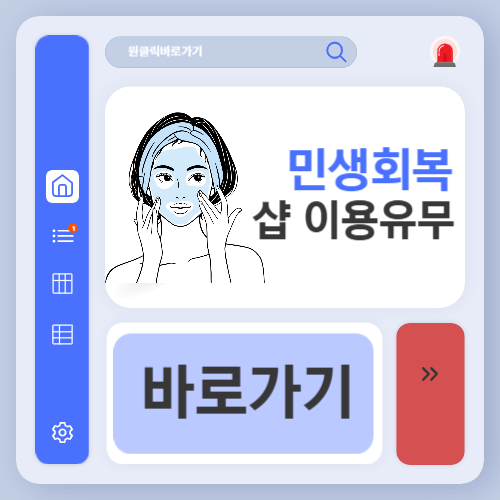 민생회복지원금 네일샵 미용실 피부관리실 이용유무 총정리